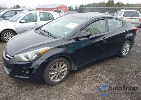 2014 Hyundai Elantra Se z USA, uszkodzony, nr VIN 5NPDH4AEXEH484829